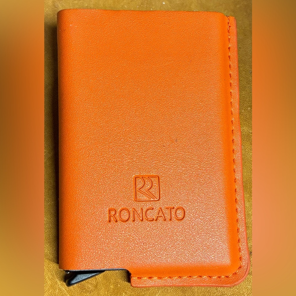 Cato Orange Key & Card Holder